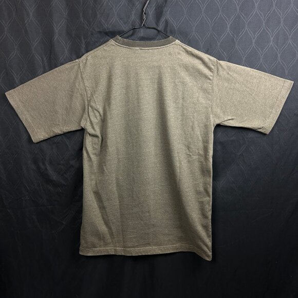 Vintage 90s Bugle Boy T Shirt Mens Medium Green Short Sleeve Single Stitch Tee - Picture 2 of 16